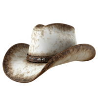 A stylish cowboy hat with a classic design set against a transparent background highlighting its unique features, Cowboy Hat transparent background png