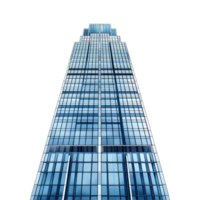 A modern skyscraper towers against a bright transparent background, showcasing its stunning architectural design, skyscraper, isolated transparent background png