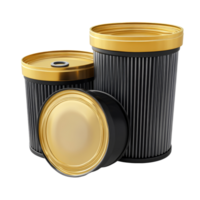 Car oil filters and plastic motor oil cans arranged on a transparent background for automotive, Car oil filters and motor oil plastic can, 3d illustration, 3D render, isolated on transparent background png