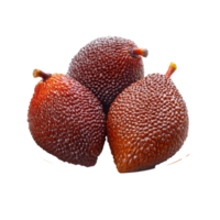 Fresh Salak fruit Salacca zalacca displayed on a plate against a transparent background, Salak fruit, Salacca zalacca in plate isolated on transparent background png