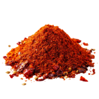 Chili powder with crushed spices on a transparent background for culinary use and flavor enhancement in cooking, chili powder transparent background png