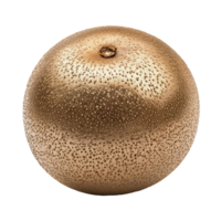 Golden kiwi fruit isolated on a clean transparent background showcasing its unique, vibrant exterior and smooth texture, kiwi gold isolated on transparent background png