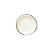 A refreshing cup of milk with sugar placed on a clean transparent background for a simple, classic beverage experience, milk with sugar on transparent background png