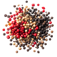 Diverse collection of pepper seeds arranged on a transparent background for culinary exploration and gardening use, pepper seeds on transparent background png