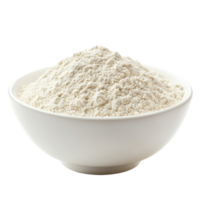 transparent bowl filled with flour isolated on a clean transparent background perfect for culinary projects, Flour in a transparent bowl isolated on transparent background png