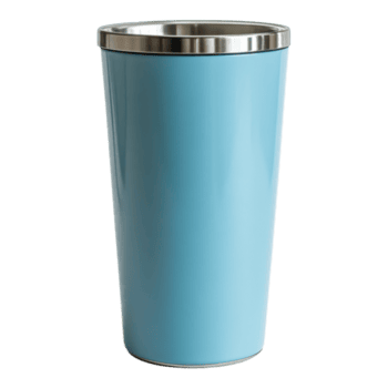 à moda azul copo para quente bebidas em transparente fundo. png
