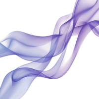 Abstract Silk Wave Pattern on transparent background. png