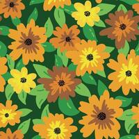 Print. Elegant floral seamless pattern vector