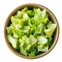 Lettuce Salad on Transparent Background png