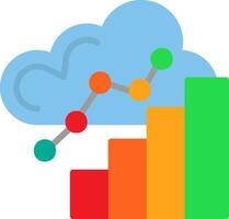 Performance Flat Illustration Icon Design vector