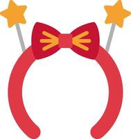 Headband Flat Illustration Icon Design vector
