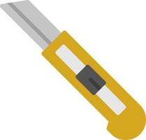 Cutter Flat Illustration Icon Design vector