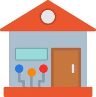 Smart Home Flat Illustration Icon Design vector