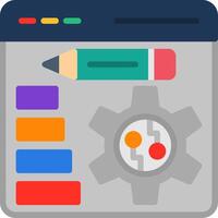Web Design Flat Illustration Icon Design vector
