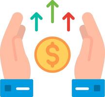 Capital Flat Illustration Icon Design vector