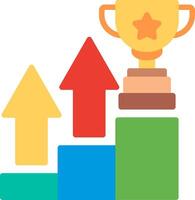 Success Flat Illustration Icon Design vector