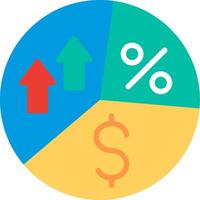 Margin Flat Illustration Icon Design vector