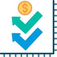 Bounce Back Flat Illustration Icon Design vector