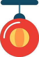 Punching Ball Flat Illustration Icon Design vector