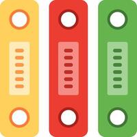 Binder Flat Illustration Icon Design vector