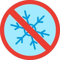 Snow Flat Illustration Icon Design vector