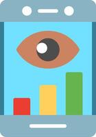 Vision Flat Illustration Icon Design vector