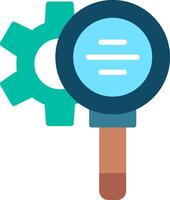 Optimization Flat Illustration Icon Design vector