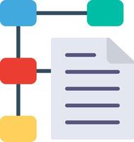 Structure Flat Illustration Icon Design vector