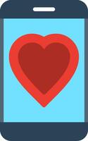 Like Flat Illustration Icon Design vector