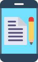 Copywriting Flat Illustration Icon Design vector