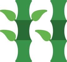 Bamboo Flat Illustration Icon Design vector