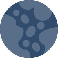 Pluto Flat Illustration Icon Design vector