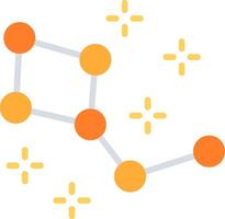 Constellation Flat Illustration Icon Design vector