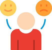 Behavior Flat Illustration Icon Design vector