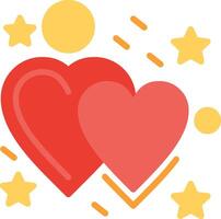 Sincerity Flat Illustration Icon Design vector
