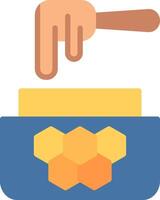 Wax Flat Illustration Icon Design vector