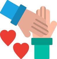 Support Flat Illustration Icon Design vector