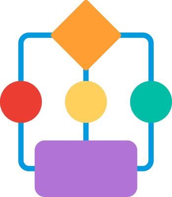 Organize Flat Illustration Icon Design