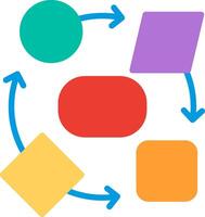 Transform Flat Illustration Icon Design vector