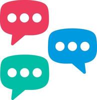 Talk Flat Illustration Icon Design vector