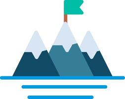 Conquer Flat Illustration Icon Design vector