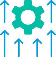 Improvement Flat Illustration Icon Design vector