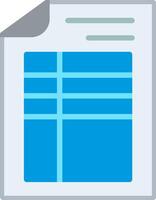 Data Flat Illustration Icon Design vector