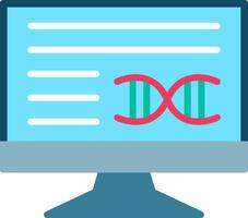 Screen Flat Illustration Icon Design vector