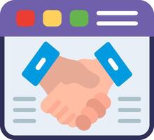 Web Flat Illustration Icon Design vector