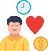 Lifestyle Flat Illustration Icon Design vector