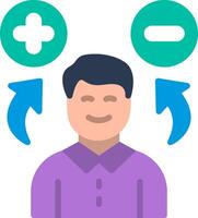 Feasibility Flat Illustration Icon Design vector