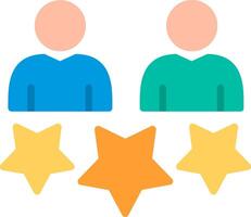 Customer Satisfaction Flat Illustration Icon Design vector