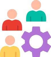 People Flat Illustration Icon Design vector