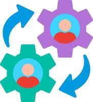 Engagement Flat Illustration Icon Design vector